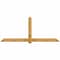 Ekena Millwork Eugene Rough Sawn Timber Gable Bracket, Western Red Cedar, 108"W x 45"H x 4"D x 6"F, 10/12 Pitch GBW108X45X0406EUG00RWR - alternate 1